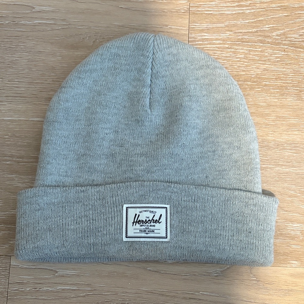 Herschel Gray Knit Beanie